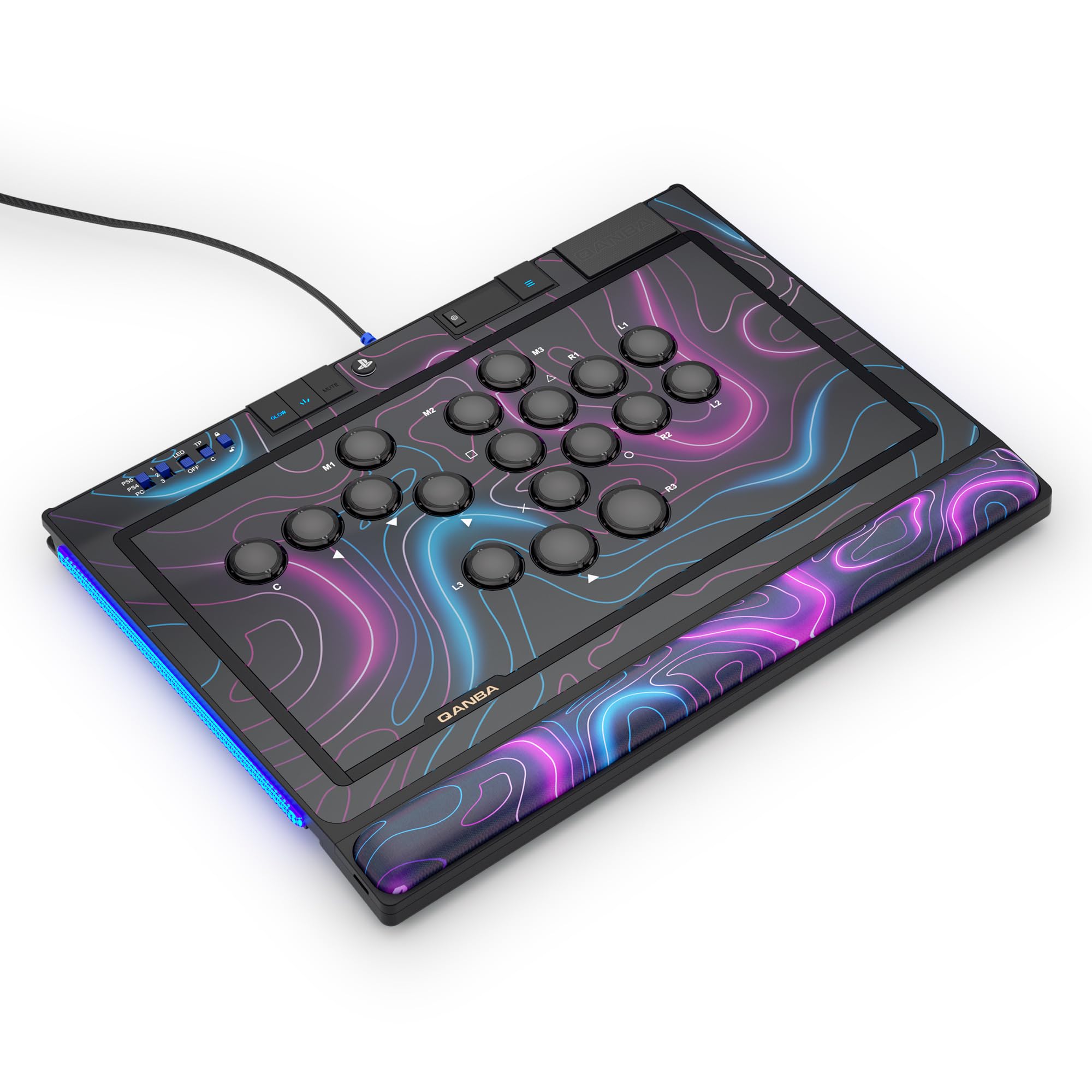 Qanba Sapphire S1 Leverless Arcade Controller for Fighting Games
