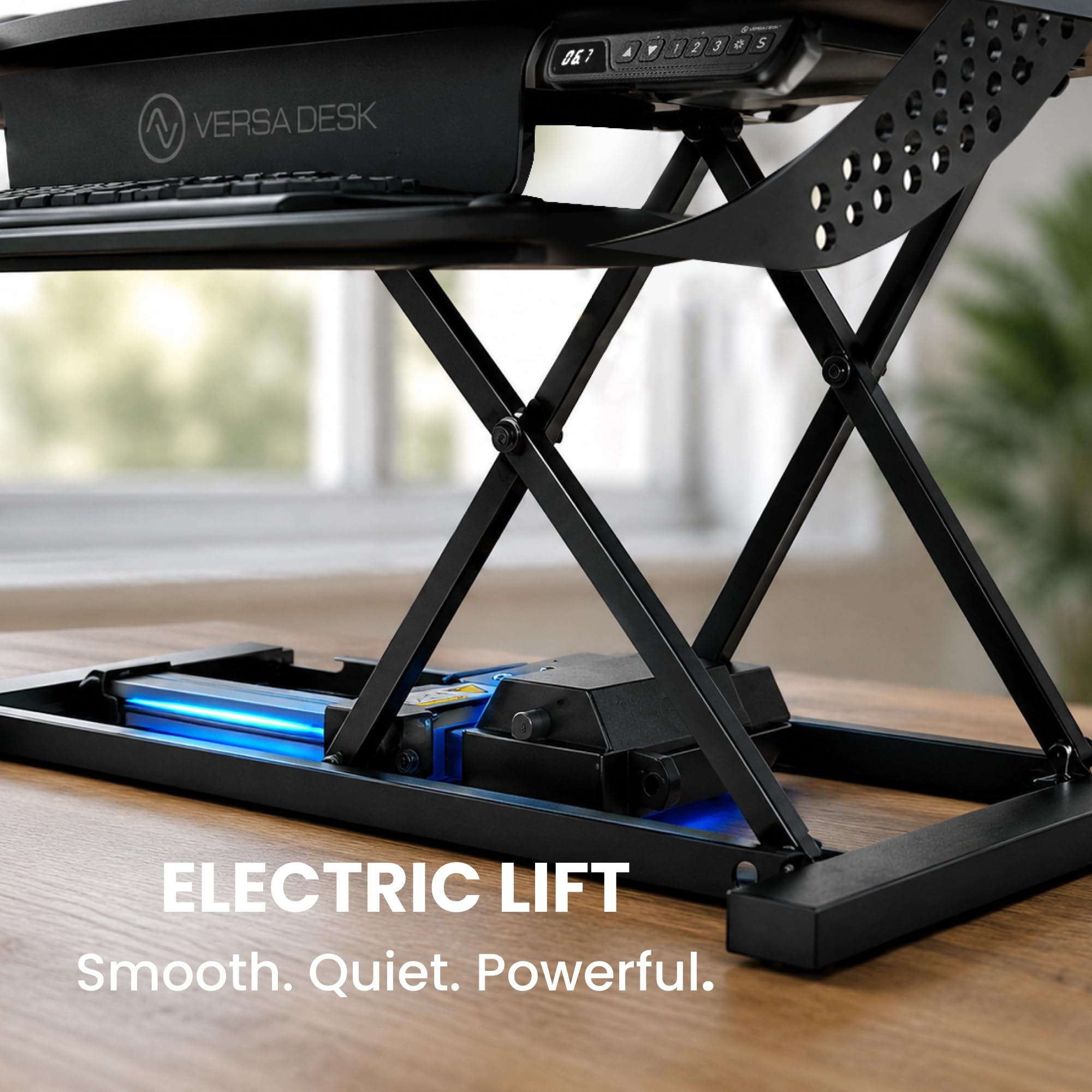 VERSADESK PowerPro Elite Smart Corner Standing Desk Converter