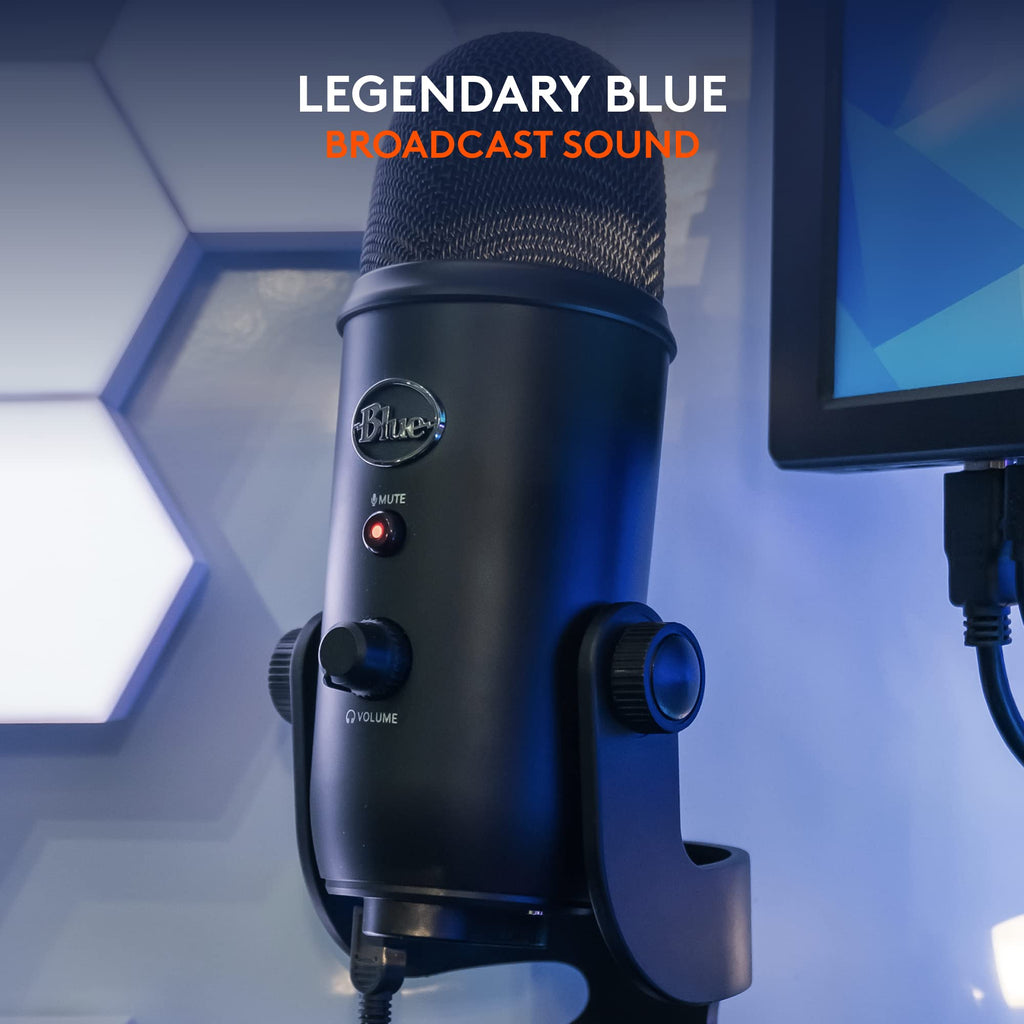 Logitech Blue Yeti USB Microphone for Streaming & Gaming