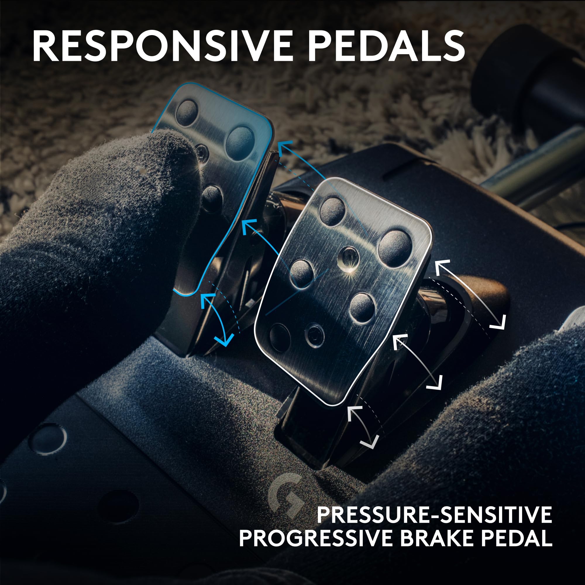 Logitech G923 Racing Wheel and Pedals