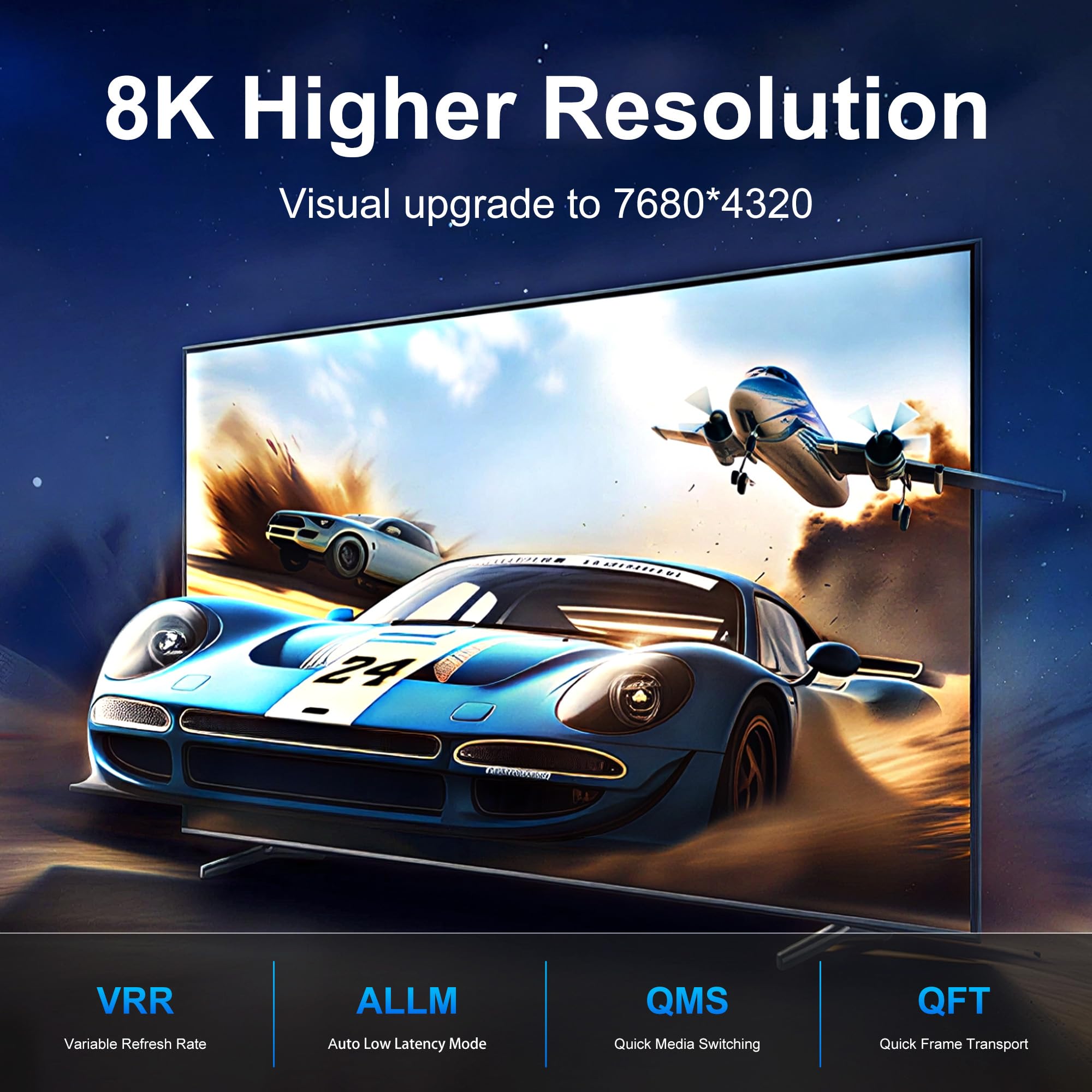 LINKJUN Fiber Optic HDMI 2.1 Cabl 8K